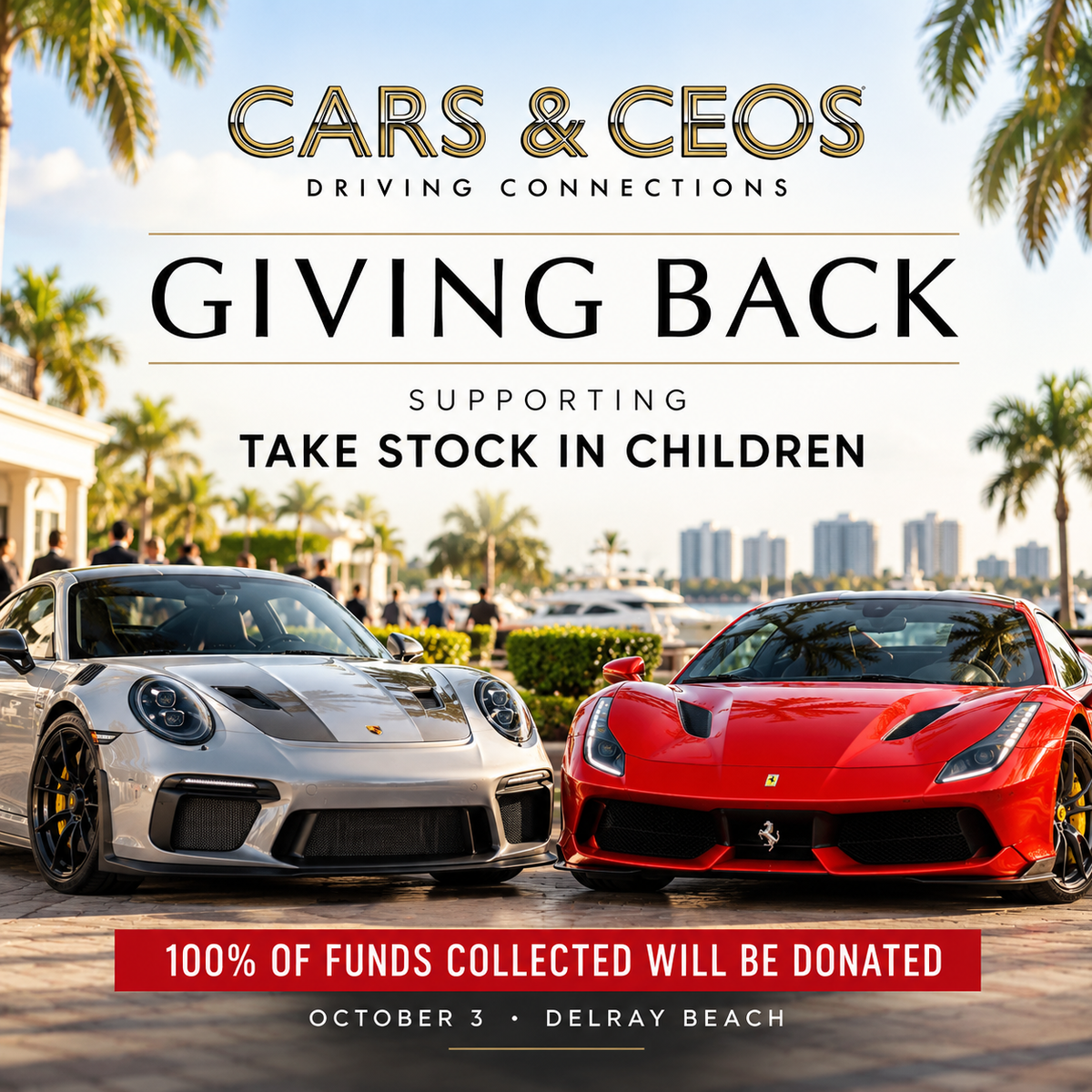 Cars & CEOs Giving Back To Charity Image