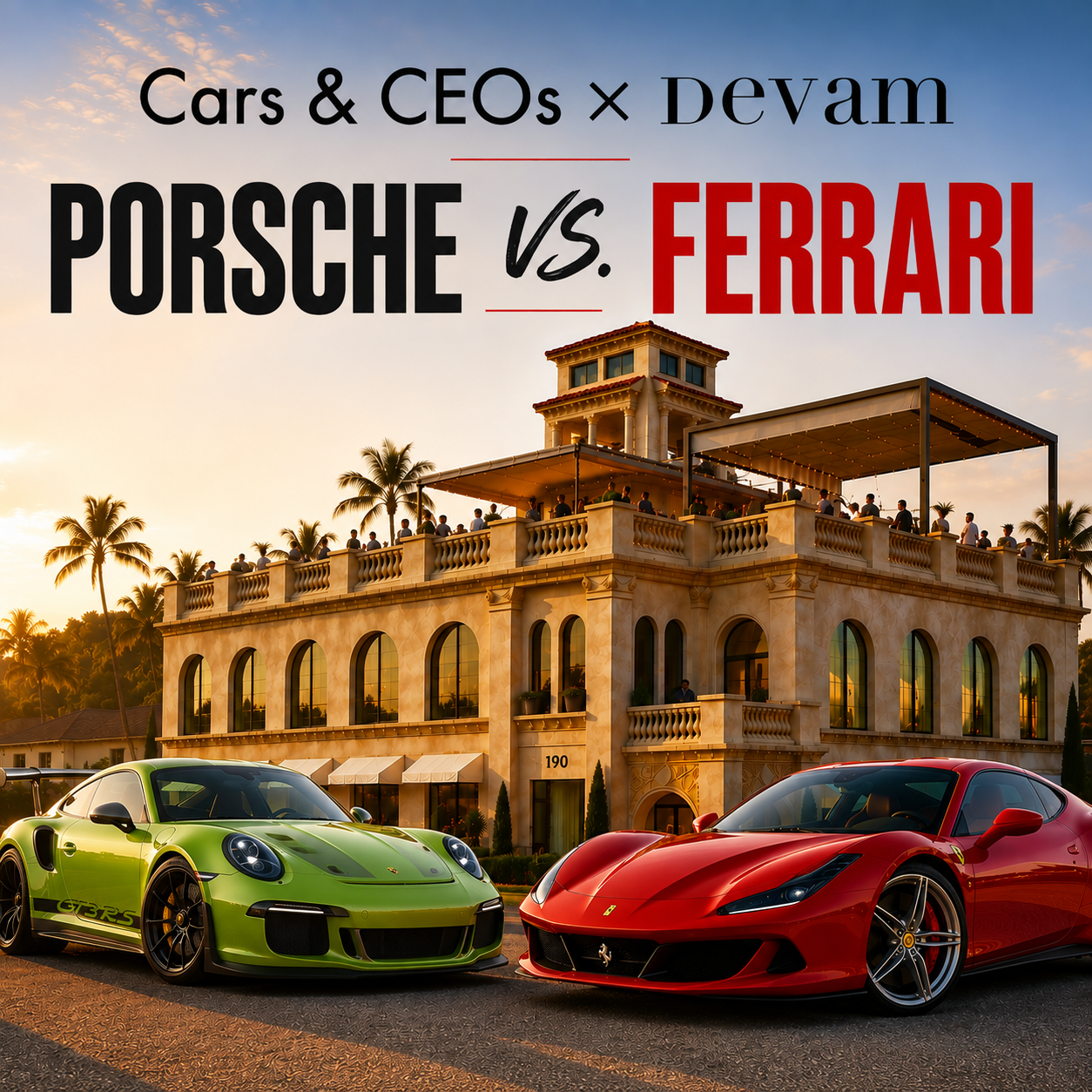 Cars & CEOs × Devam: Porsche vs. Ferrari