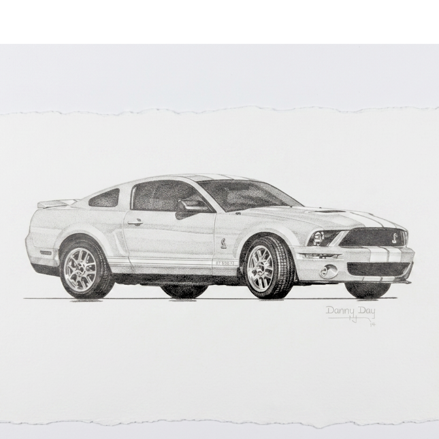 Rare Automotive artwork by Danny Day