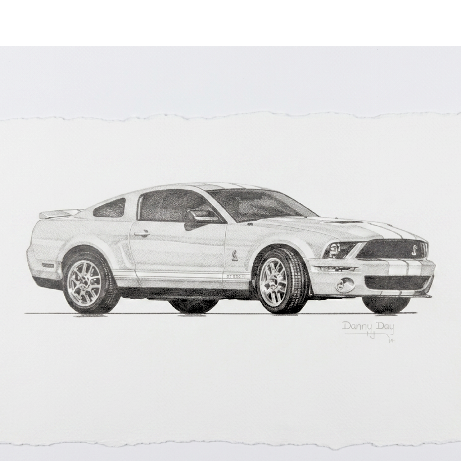 Rare Automotive artwork by Danny Day