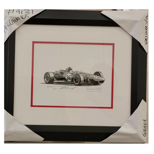 Gurney Westlake Eagle Formula One Lithograph Signed by Dan Gurney | Danny Day Artwork