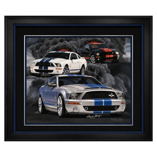 Original Shelby GT500 Tribute Oil Painting Signed by Carroll Shelby | Danny Day Artwork