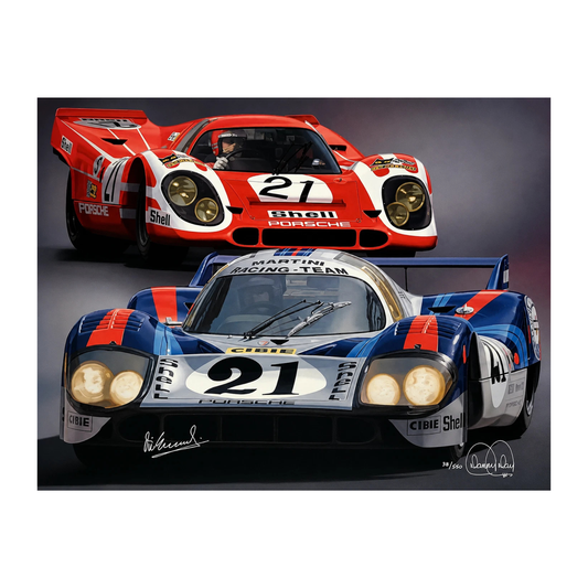 Tribute to Vic Elford Acrylagraph on Canvas Signed by Vic Elford | Danny Day Artwork